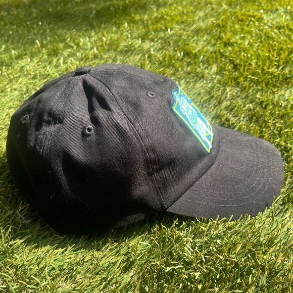 Disney Star Wars Mandalorian Grugu Baby Yoda Black Adjustable SnapBack Dad Hat - Picture 2 of 8